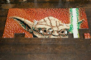 Yoda Lego Mosaic